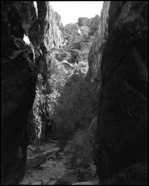 Primary view of object titled '[Canyon in Hueco Tanks]'.