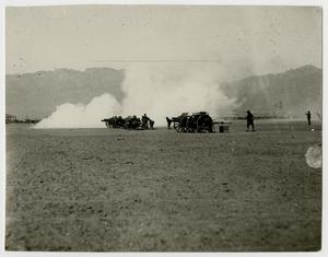 Primary view of object titled '[Artillery Salute for General Pershing]'.