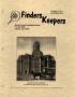 Thumbnail image of item number 1 in: 'Finders Keepers, Volume 3, Number 3, September 2005'.
