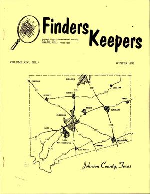 Finders Keepers, Volume 14, Number 4, Winter 1997