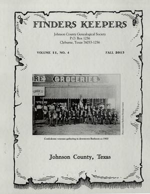 Primary view of object titled 'Finders Keepers, Volume 11, Number 4, Fall 2013'.