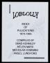 Thumbnail image of item number 1 in: 'Loblolly Index of Publications 1973-1995'.