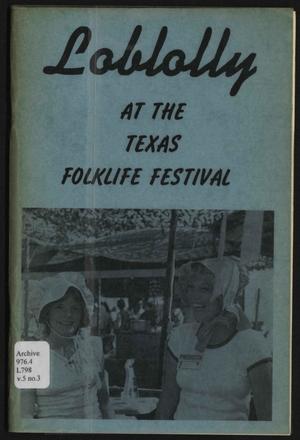 Primary view of object titled 'Loblolly, Volume 5, Number 3, Winter 1978'.
