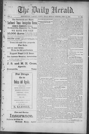 The Daily Herald (Brownsville, Tex.), Vol. 1, No. 294, Ed. 1, Monday, June 12, 1893