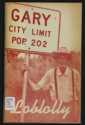 Loblolly, Volume 4, Number 2, Fall 1976