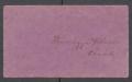 Thumbnail image of item number 4 in: '[Invitation to Lizzie Johnson for the American Ball]'.
