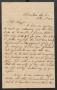 Primary view of [Letter from William H. Day to Lizzie Johnson, dated October 4, 1864]