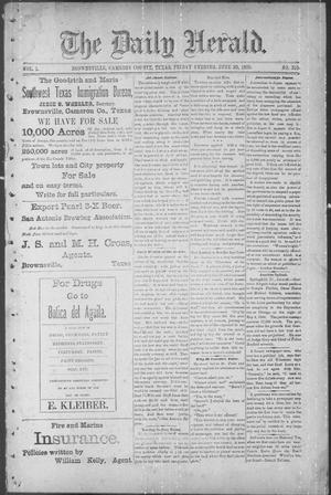 The Daily Herald (Brownsville, Tex.), Vol. 1, No. 310, Ed. 1, Friday, June 30, 1893