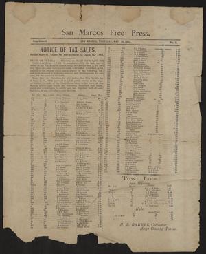 San Marcos Free Press. (San Marcos, Tex.), Vol. 11, No. 2, Ed. 2 Thursday, May 18, 1882
