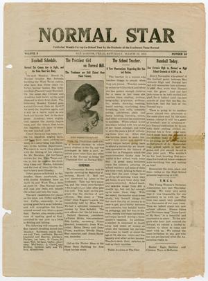 Primary view of object titled 'Normal Star (San Marcos, Tex.), Vol. 3, Ed. 1 Saturday, March 22, 1913'.