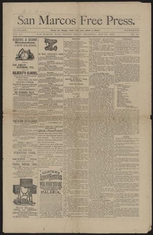 San Marcos Free Press. (San Marcos, Tex.), Vol. 11, No. 26, Ed. 1 Thursday, May 25, 1882