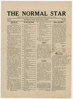 The Normal Star (San Marcos, Tex.), Vol. 4, Ed. 1 Friday, February 4, 1916