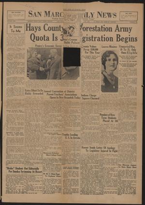 San Marcos Daily News (San Marcos, Tex.), Vol. 1, No. 263, Ed. 1 Thursday, April 27, 1933