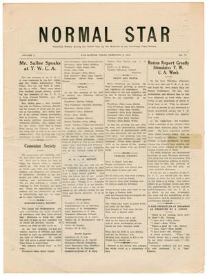 Normal Star (San Marcos, Tex.), Vol. 2, Ed. 1 Friday, February 2, 1912