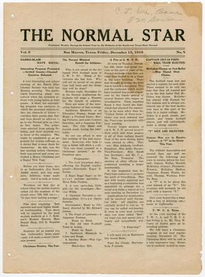 Primary view of object titled 'The Normal Star (San Marcos, Tex.), Vol. 6, Ed. 1 Friday, December 15, 1916'.