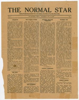 The Normal Star (San Marcos, Tex.), Vol. 8, Ed. 1 Saturday, October 18, 1919