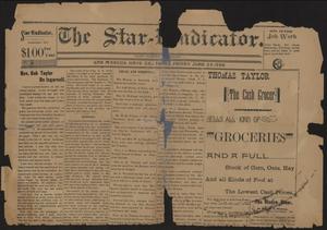 Primary view of object titled 'The Star-Vindicator. (San Marcos, Tex.), Ed. 1 Friday, June 23, 1899'.
