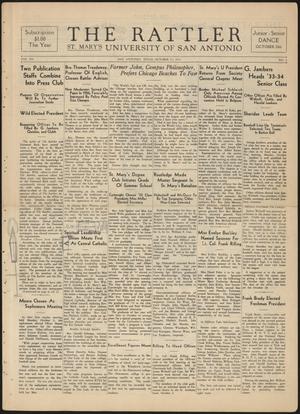 The Rattler (San Antonio, Tex.), Vol. 15, No. 2, Ed. 1 Thursday, October 12, 1933