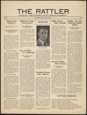 The Rattler (San Antonio, Tex.), Vol. 11, No. 2, Ed. 1 Saturday, October 26, 1929