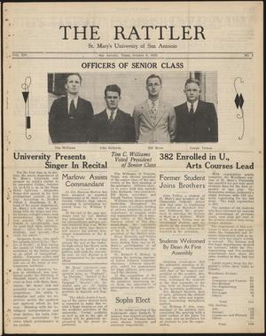 Primary view of object titled 'The Rattler (San Antonio, Tex.), Vol. 14, No. 1, Ed. 1 Saturday, October 8, 1932'.