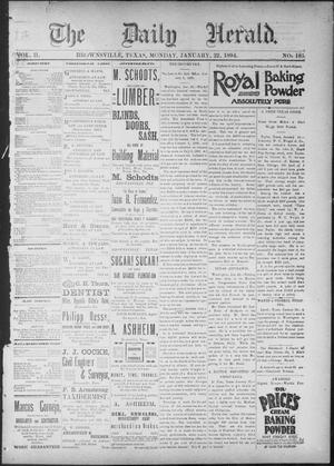 The Daily Herald (Brownsville, Tex.), Vol. 2, No. 183, Ed. 1, Monday, January 22, 1894