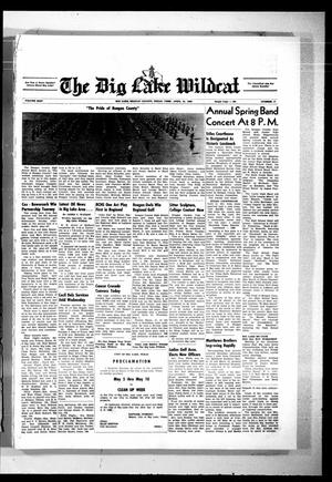 The Big Lake Wildcat (Big Lake, Tex.), Vol. 44, No. 17, Ed. 1 Thursday, April 24, 1969