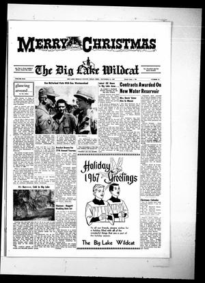 The Big Lake Wildcat (Big Lake, Tex.), Vol. 42, No. 51, Ed. 1 Thursday, December 21, 1967