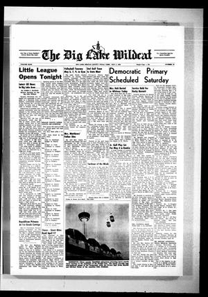 Primary view of object titled 'The Big Lake Wildcat (Big Lake, Tex.), Vol. 43, No. 18, Ed. 1 Thursday, May 2, 1968'.