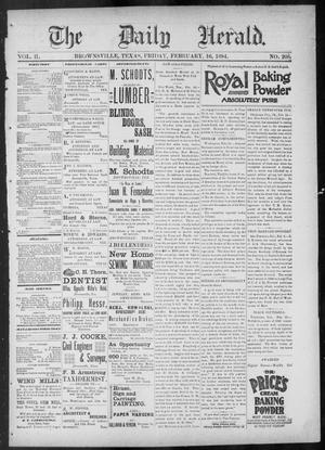 The Daily Herald (Brownsville, Tex.), Vol. 2, No. 205, Ed. 1, Friday, February 16, 1894