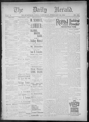 The Daily Herald (Brownsville, Tex.), Vol. 2, No. 212, Ed. 1, Saturday, February 24, 1894