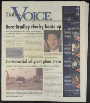 Primary view of object titled 'Dallas Voice (Dallas, Tex.), Vol. 16, No. 42, Ed. 1 Friday, February 18, 2000'.
