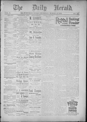 The Daily Herald (Brownsville, Tex.), Vol. 2, No. 224, Ed. 1, Thursday, March 22, 1894