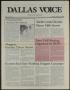 Newspaper: Dallas Voice (Dallas, Tex.), Vol. 1, No. 22, Ed. 1 Friday, October 5,…