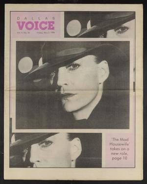 Primary view of object titled 'Dallas Voice (Dallas, Tex.), Vol. 2, No. 52, Ed. 1 Friday, May 2, 1986'.