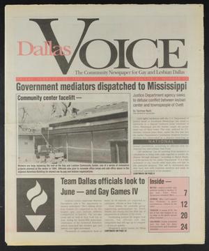 Primary view of object titled 'Dallas Voice (Dallas, Tex.), Vol. 10, No. 43, Ed. 1 Friday, February 25, 1994'.