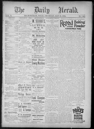 The Daily Herald (Brownsville, Tex.), Vol. 2, No. 266, Ed. 1, Thursday, May 17, 1894