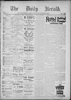 The Daily Herald (Brownsville, Tex.), Vol. 2, No. 294, Ed. 1, Tuesday, June 19, 1894