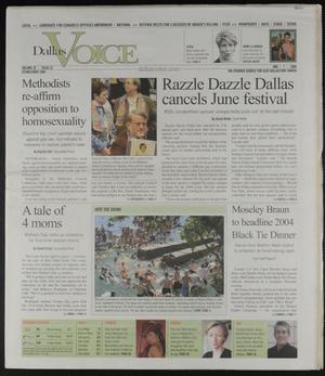 Primary view of object titled 'Dallas Voice (Dallas, Tex.), Vol. 20, No. 52, Ed. 1 Friday, May 7, 2004'.