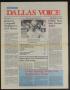 Primary view of Dallas Voice (Dallas, Tex.), Vol. 1, No. 6, Ed. 1 Friday, June 15, 1984