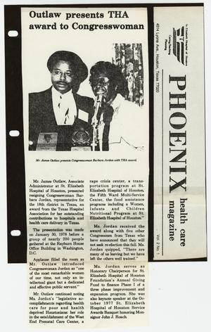 Primary view of object titled '[Barbara Jordan Scrapbook, January - May, 1978]'.