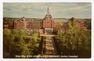 Primary view of object titled '[Postcard of Aetna Life Affiliated Companies Home Office]'.