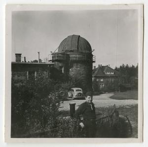 [Photograph of Soldier at Heidelberg-Königstuhl State Observatory]