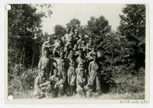 Primary view of object titled '[Photograph of Group of Soldiers]'.
