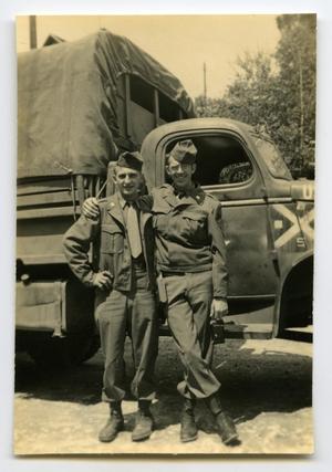 [Photograph of Soldiers with Truck]