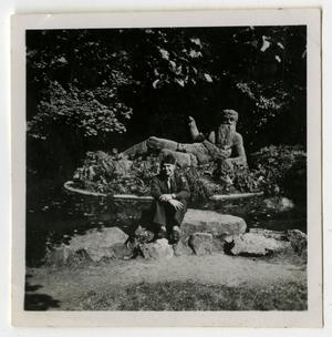 [Photograph of Soldier and Vater Rhein]