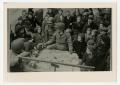 Thumbnail image of item number 1 in: '[GI Surrounded by French Civilians]'.