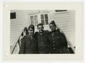 [Photograph of Soldiers Outside Building]