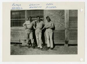 [Photograph of Soldiers Outside Building]