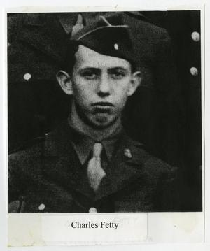 [Photograph of Charles Fetty in Uniform]
