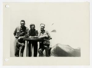 [Photograph of Soldiers on Mountain]